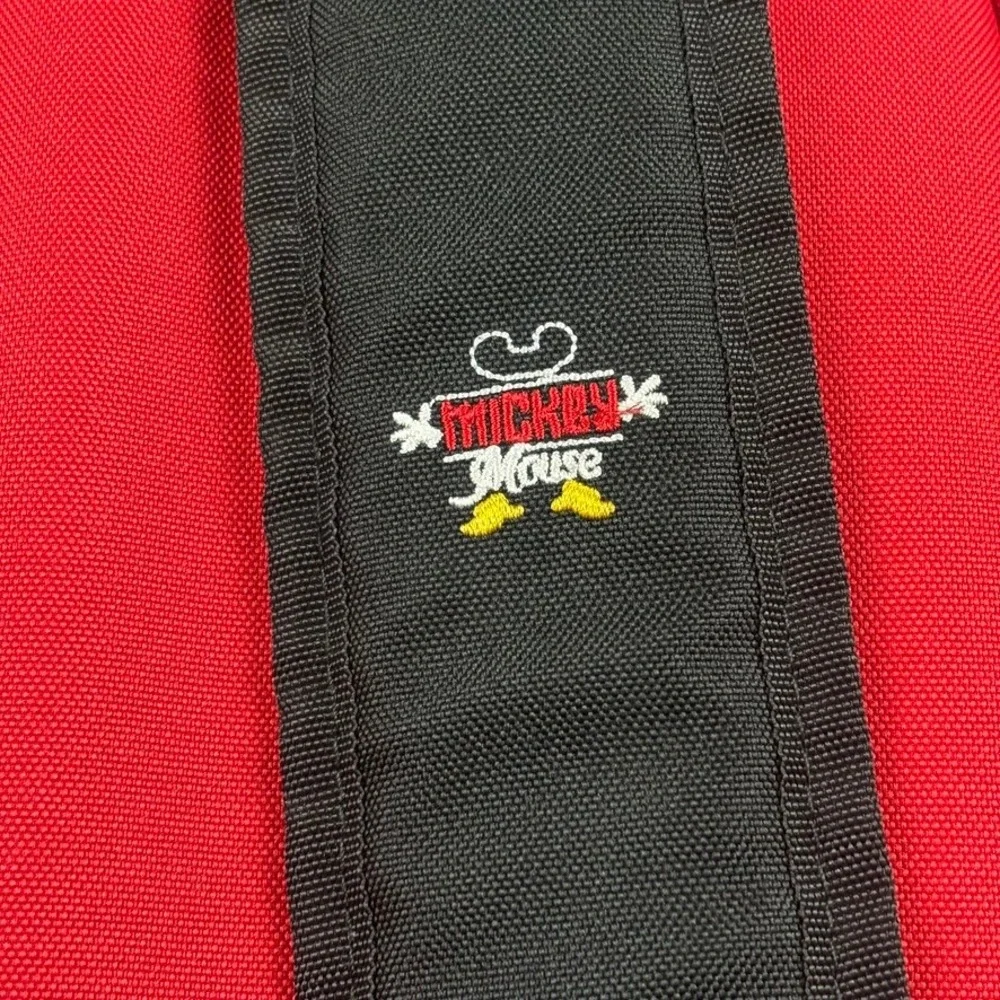 Disney Mickey Mouse Backpack Red Black Kids School Vacation Outdoor Whimsical‎